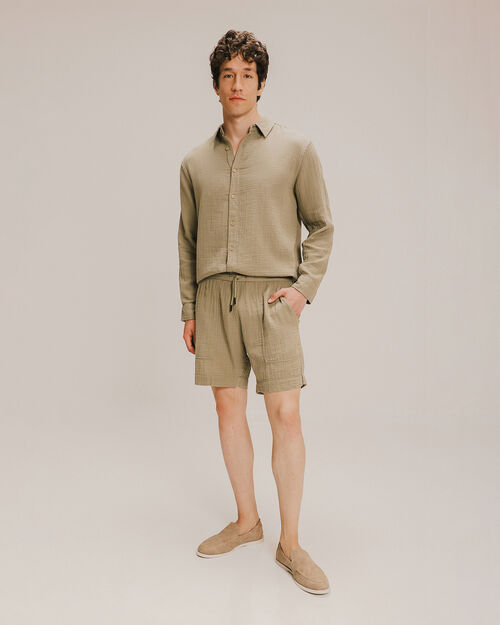 Short Fit Relajado Verde